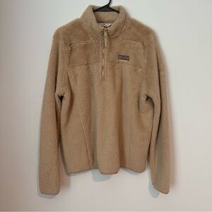 Vineyard Vines Beige Fleece Shep Shirt